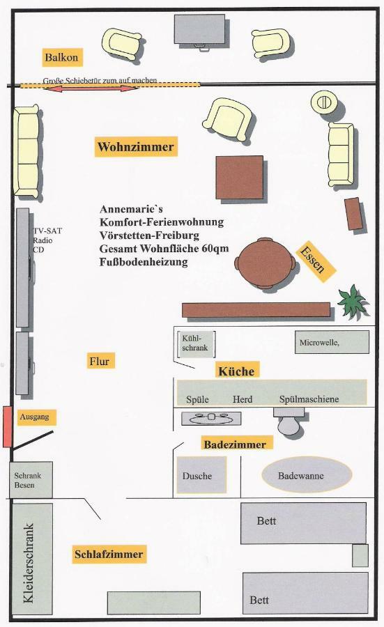 Annes Ferienwohnung Freiburg Vorstetten 외부 사진